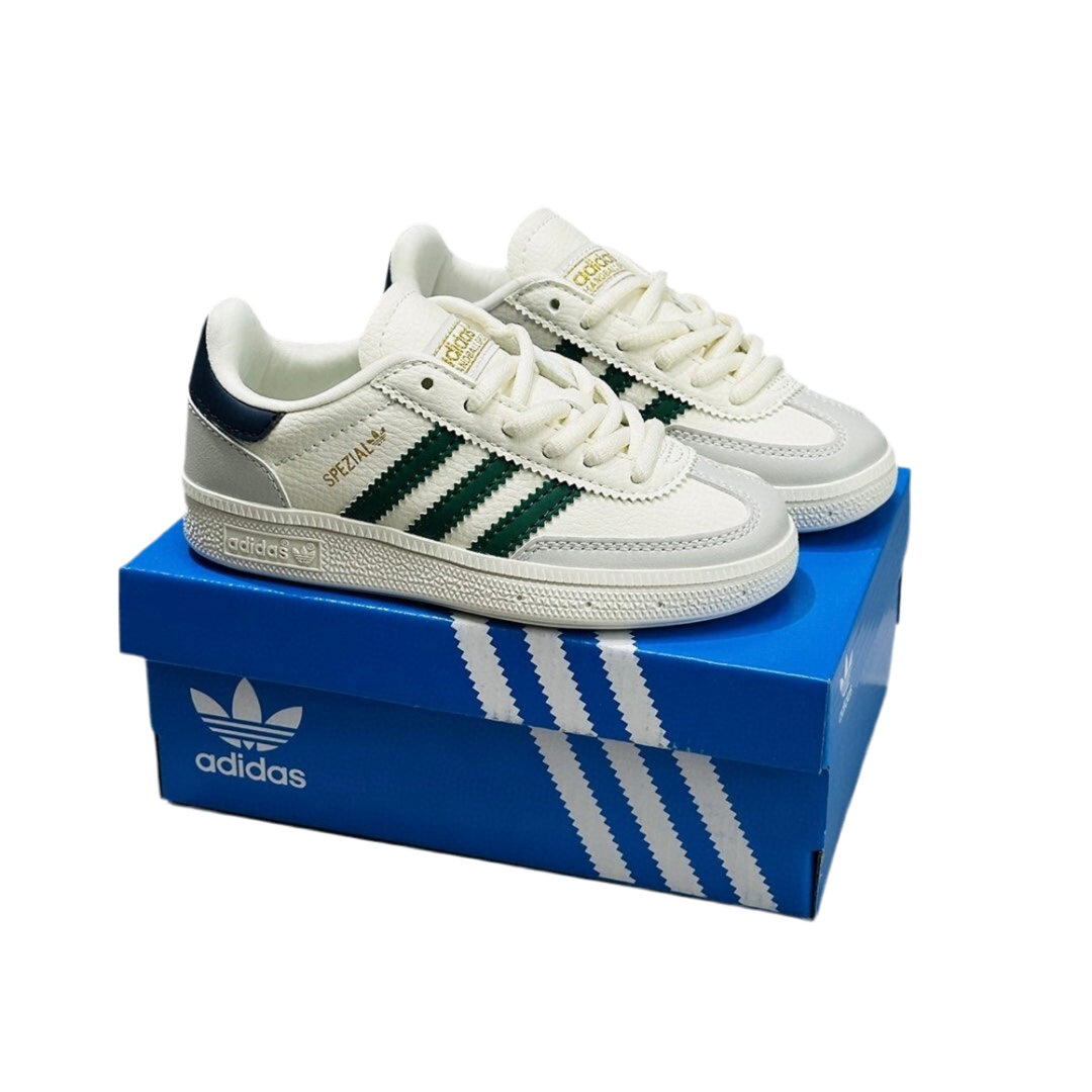 Adidas Handball Spezial  Blanc/ Vert Enfant