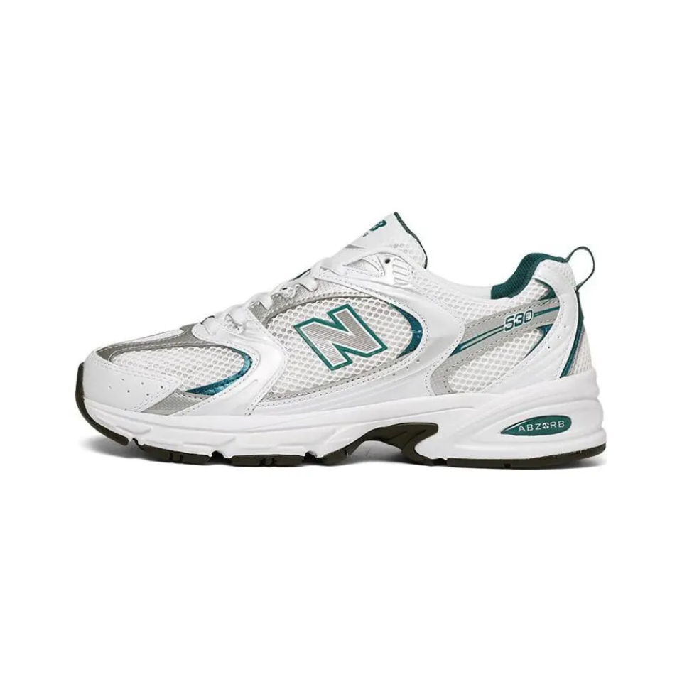 New balance 530 Blanc/ vert marin 530AB