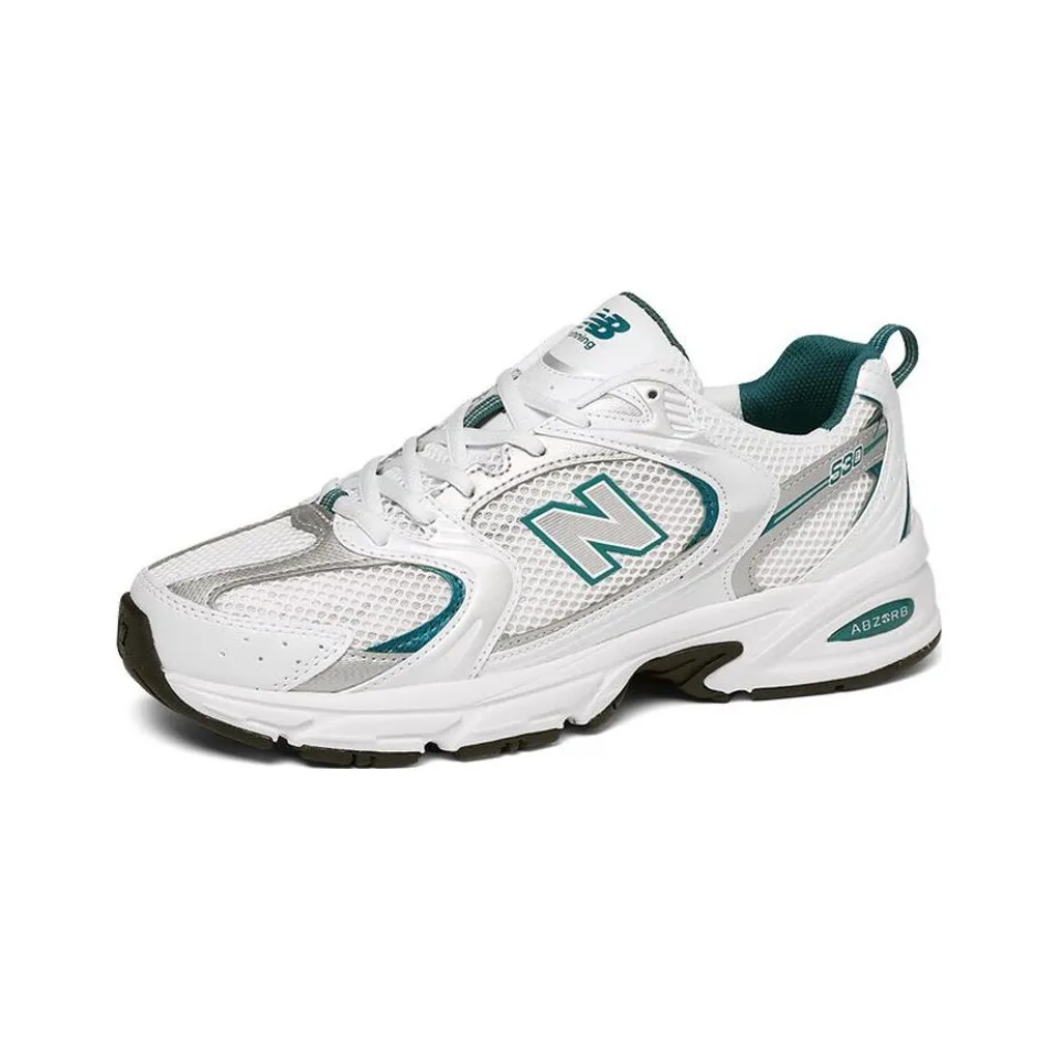 New balance 530 Blanc/ vert marin 530AB