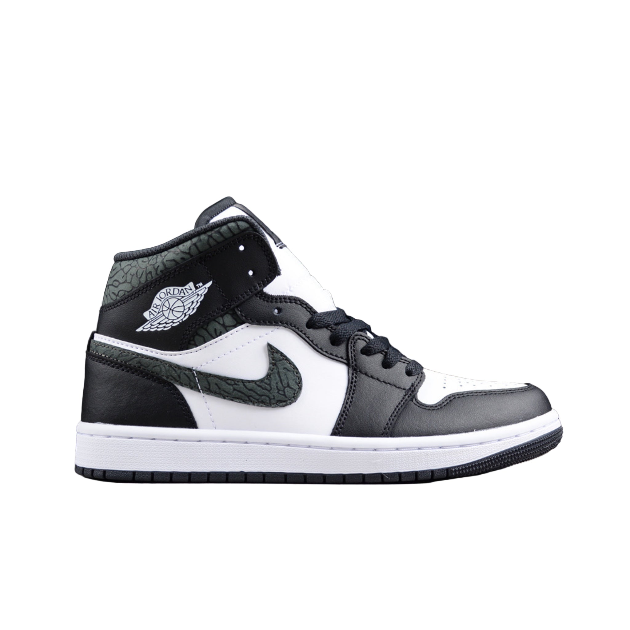 Air Jordan 1 Mid Noir/Blanc/Rouge GYM (Copie)