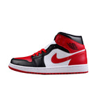 Air Jordan 1 Mid Noir/Blanc/Rouge GYM