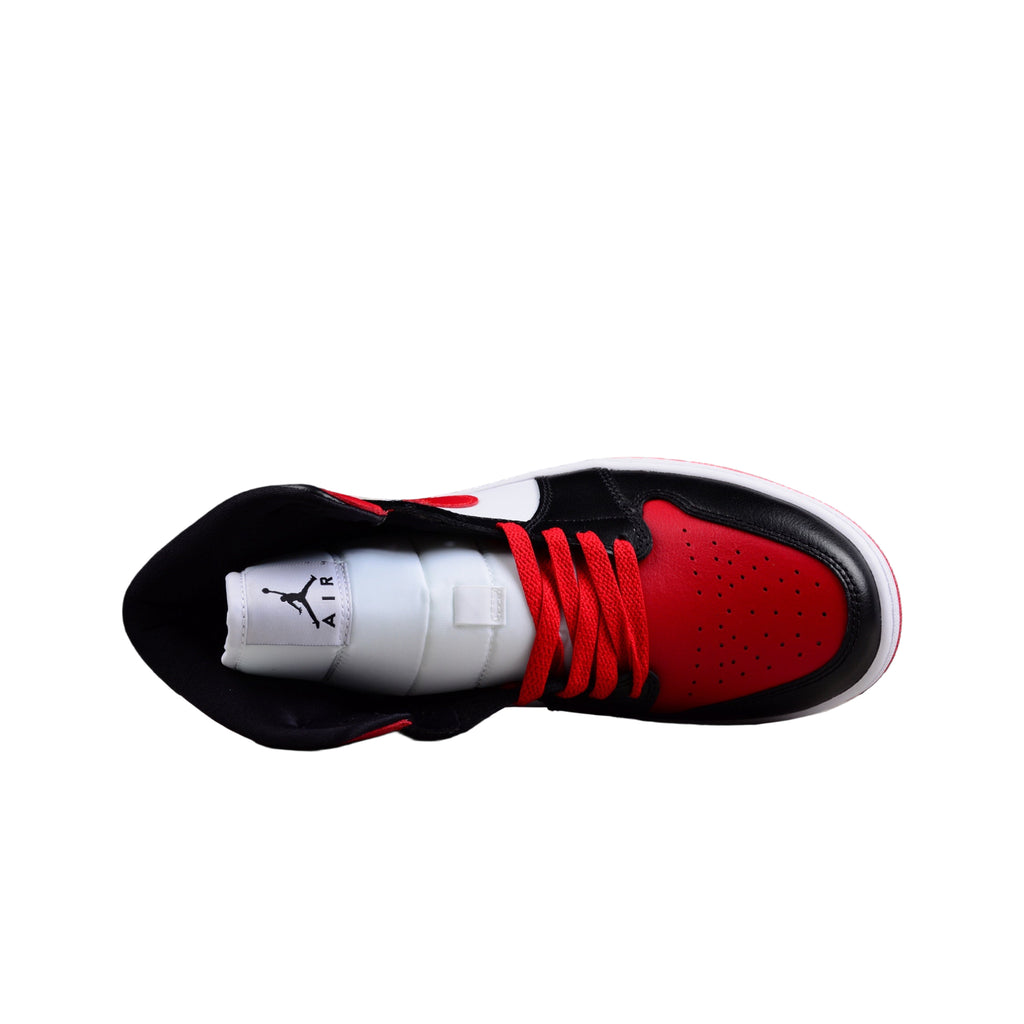 Air Jordan 1 Mid Noir/Blanc/Rouge GYM