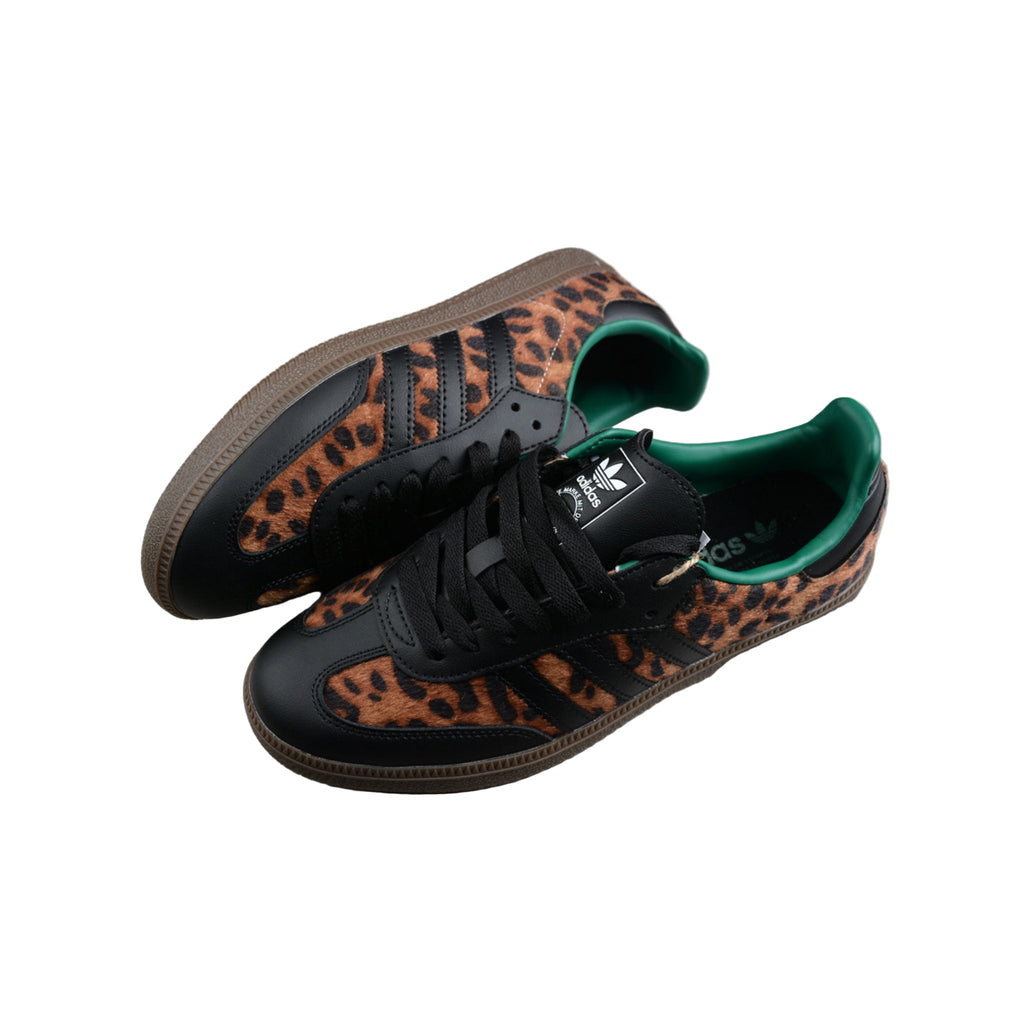 Adidas Samba core black collegiate green cream white