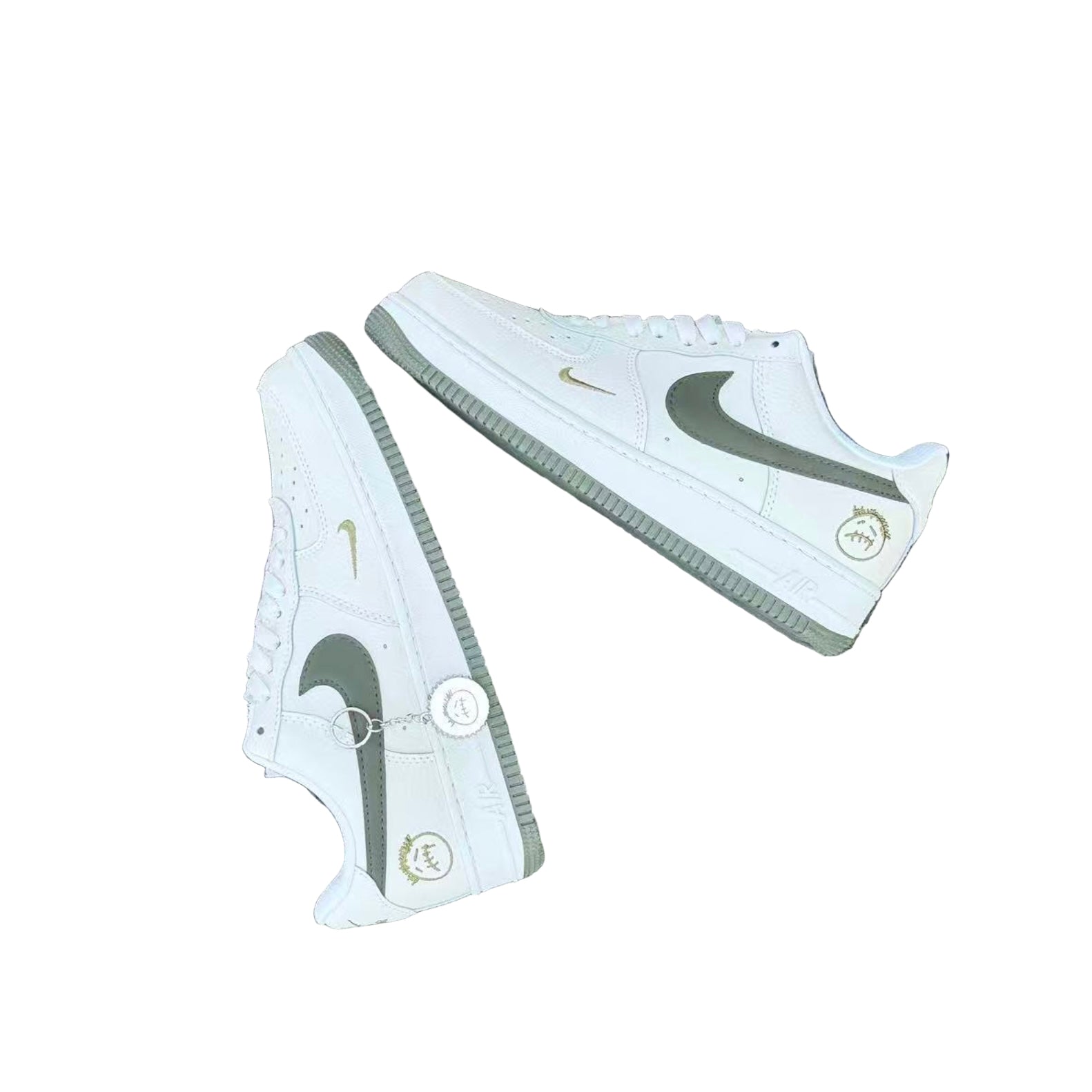 Nike air force 1 BEIGE/VERT