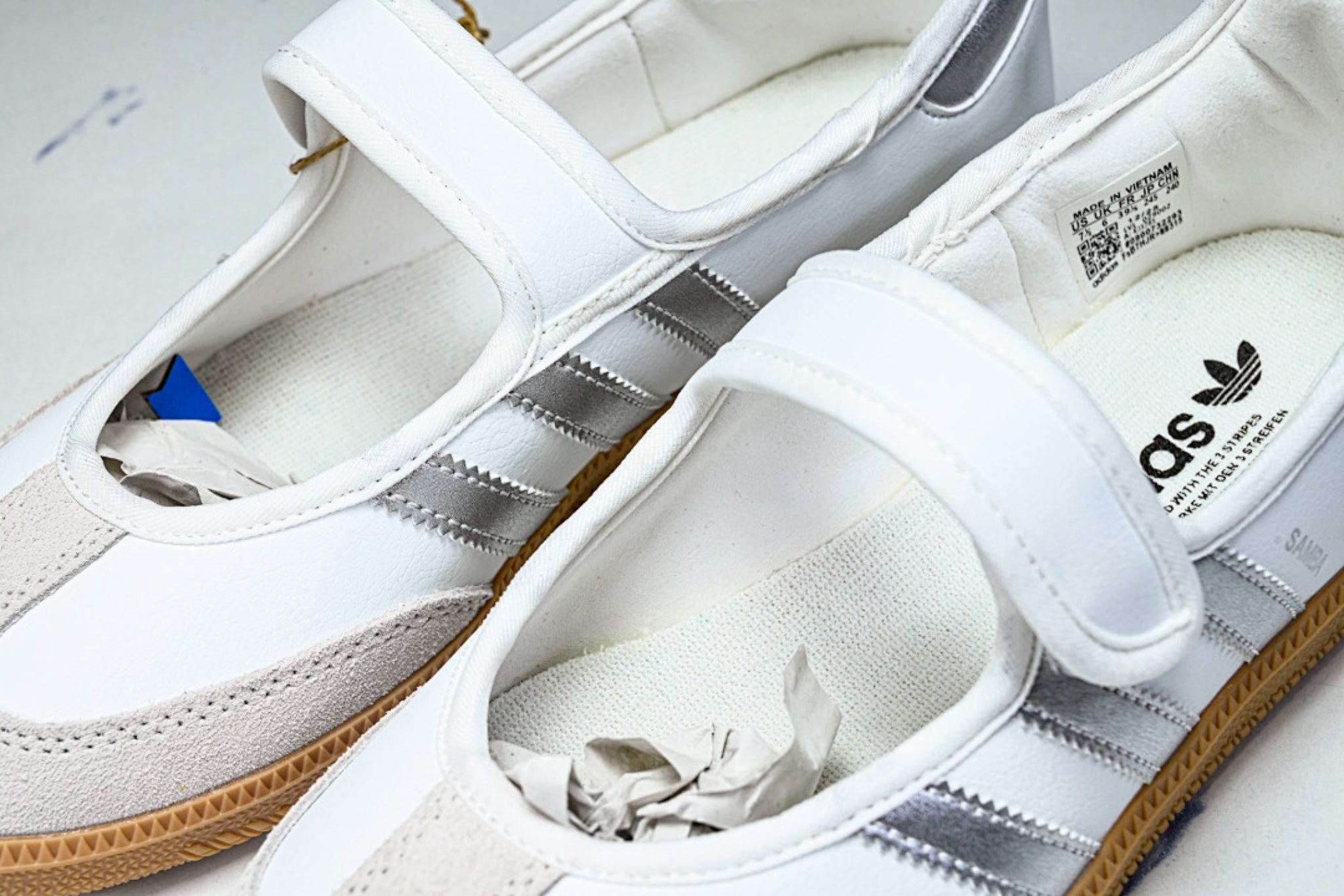 Adidas Samba Mary jane ICE BLUE/SILVER