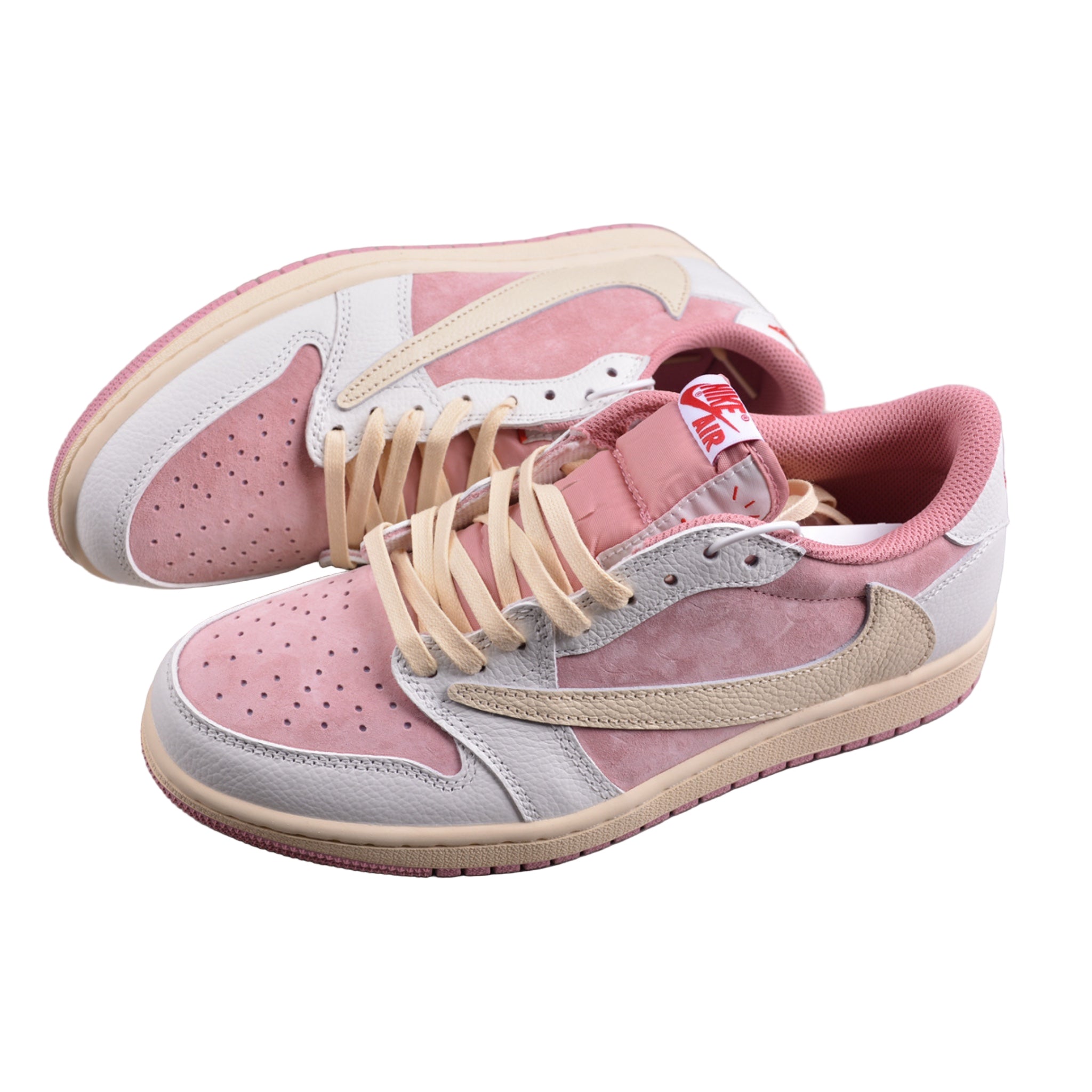 Air Jordan 1 Low 
 Travis Scott shy pink